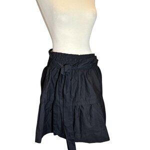 NWT Maeve by Anthropologie Black Somerset Mini Skirt